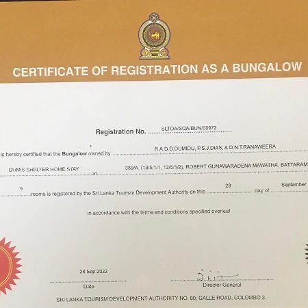 Duvi'S Shelter Bungalow Kolombo Zewnętrze zdjęcie